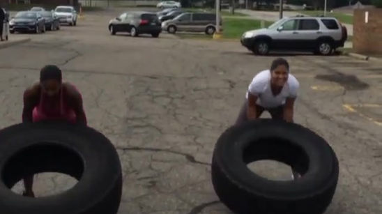 Tire flips